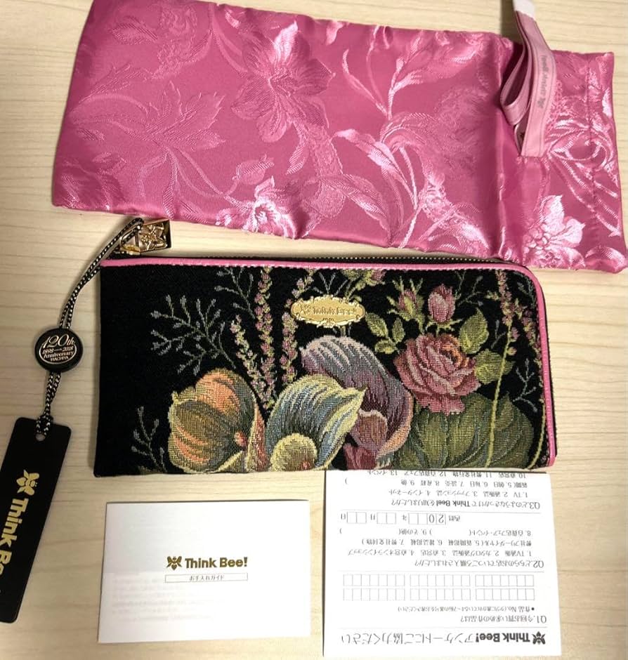 Amazon.co.jp: シンクビー Think Bee! 長財布 キャンバス 花柄